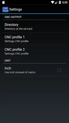 CNC Tools android App screenshot 0